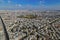 Panorama and aerial view of Paris, from Montparnasse tower