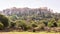 Panorama of the Agora overlooking famous Acropolis hill, Athens