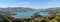 Panorama of Akaroa Harbour, New Zealand