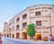 Panorama of Al Seef traditional housing, Dubai, UAE