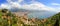 Panorama of Alanya Turkey from fortress