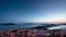 Panorama of Alanya Turkey - view from top Time lapse 4k