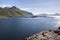 Panorama along the coast of Niksund in Norway