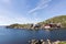 Panorama along the coast of Niksund in Norway