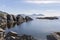 Panorama along the coast of Niksund in Norway