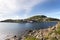 Panorama along the coast of Niksund in Norway