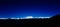 panorama of the alpine chain with Monte Rosa illuminated by the