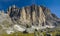 Panorama of alps dolomites