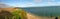 Panorama of amazing beach of peninsula Head Hook bay, County Wexford, Ireland