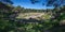 Panorama of Amphitheater of Carthage, Tunisia.