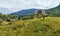 Panorama of the ancient armenian monasteray Akhtala