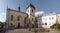 Panorama of ancient church of benedict monastery in Lviv