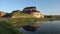 Panorama of the ancient fortress of the city of Hameenlinna. Finland