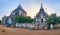 Panorama of ancient Thatbyinnyu Temple, Bagan, Myanmar