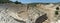 Panorama of ancient theatre in Patara