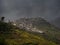 Panorama of andean mountain village San Pedro de Casta Marcahuasi andes plateau valley nature landscape Lima Peru