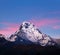 Panorama of Annapurna South peak - view from Poon Hill on Annapurna Circuit Trek, Nepal