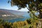 Panorama of annecy lake in France