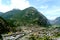 Panorama of the Aosta Valley from the Fort du Bard - Italy