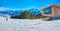 Panorama of Areitalm Alpine Meadow, Zell am See, Austria