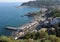 Panorama of Arenzano with its gulf characteristics and the view that sweeps towards Cogoleto.