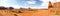 Panorama: The Artist Point - Monument Valley scenic panorama - Arizona, AZ