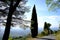 Panorama of the Assisi countryside with the road leading to the Hermitage of the Carceri used by St. Francis