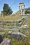 Panorama of Athena Pronaia Sanctuary at Delphi, Greece