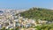 Panorama of Athens with Philopappu or Muse Hill, Greece