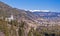 Panorama of austrian countryside