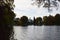 Panorama in Autumn the Lake Heiliger See in the Neighborhood Berliner Vorstadt, Potsdam, Brandenburg