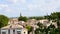 Panorama of Avignon, south of France.