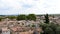 Panorama of Avignon, south of France.