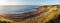 Panorama of Azkorri wild beach