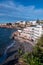 Panorama from Balcon de Europa in the city of Nerja in Malaga, Spain in 2022