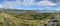 Panorama of Ballycrovane Harbour, Beara, Ireland