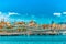 Panorama on Barcelona Seaport .Barcelona. Spain