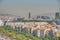 Panorama of Barcelona in Spain