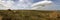 Panorama of bare dunes Yallingup west Australia