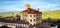 Panorama of Barolo piedmont,Italy