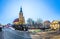 Panorama of baroque town Samobor, Croatia.