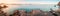 Panorama of the bay in Cabo San Lucas.