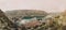 Panorama of bay and city of Kotor