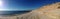 Panorama of a beach in cabo