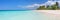 Panorama of the beach of Cayo Levisa island Cuba