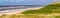 Panorama beach on the island of Sylt in Germany