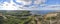 Panorama of beach at the mouth of the Veleka River, Bulgaria