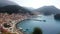 Panorama of the beach in Parga, Greece