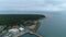 Panorama Beach Port Hel Plaza Aerial View Poland