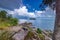 Panorama beach and rock Formation Photos at Berhala island kepulauan Riau